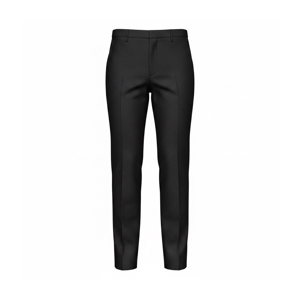 Vintage Gianni Versace Black Wool Blend Dress Pants Made in Italy Size 48/34 US